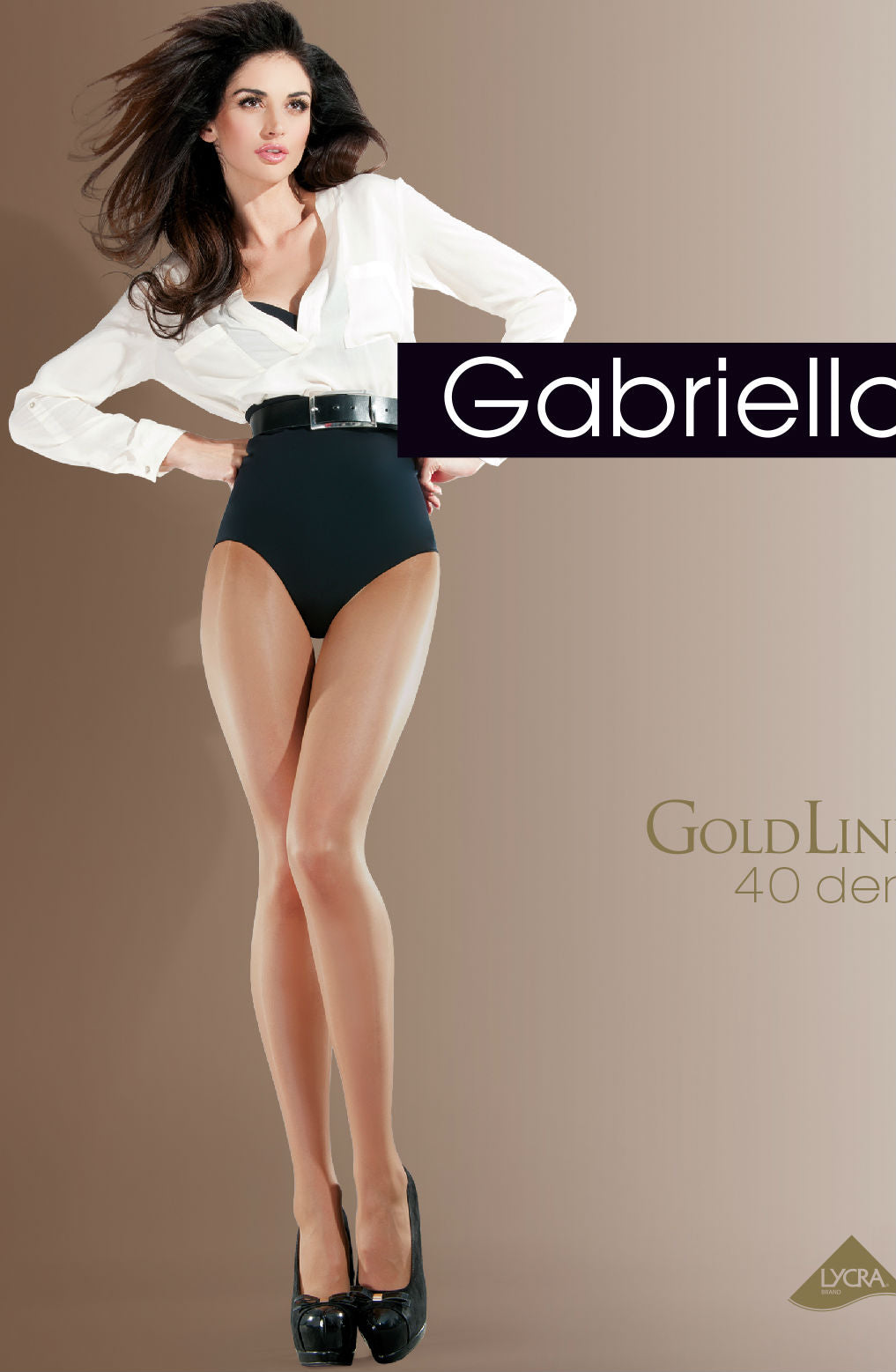 Gabriella Classic Gold 40 Tights Beige