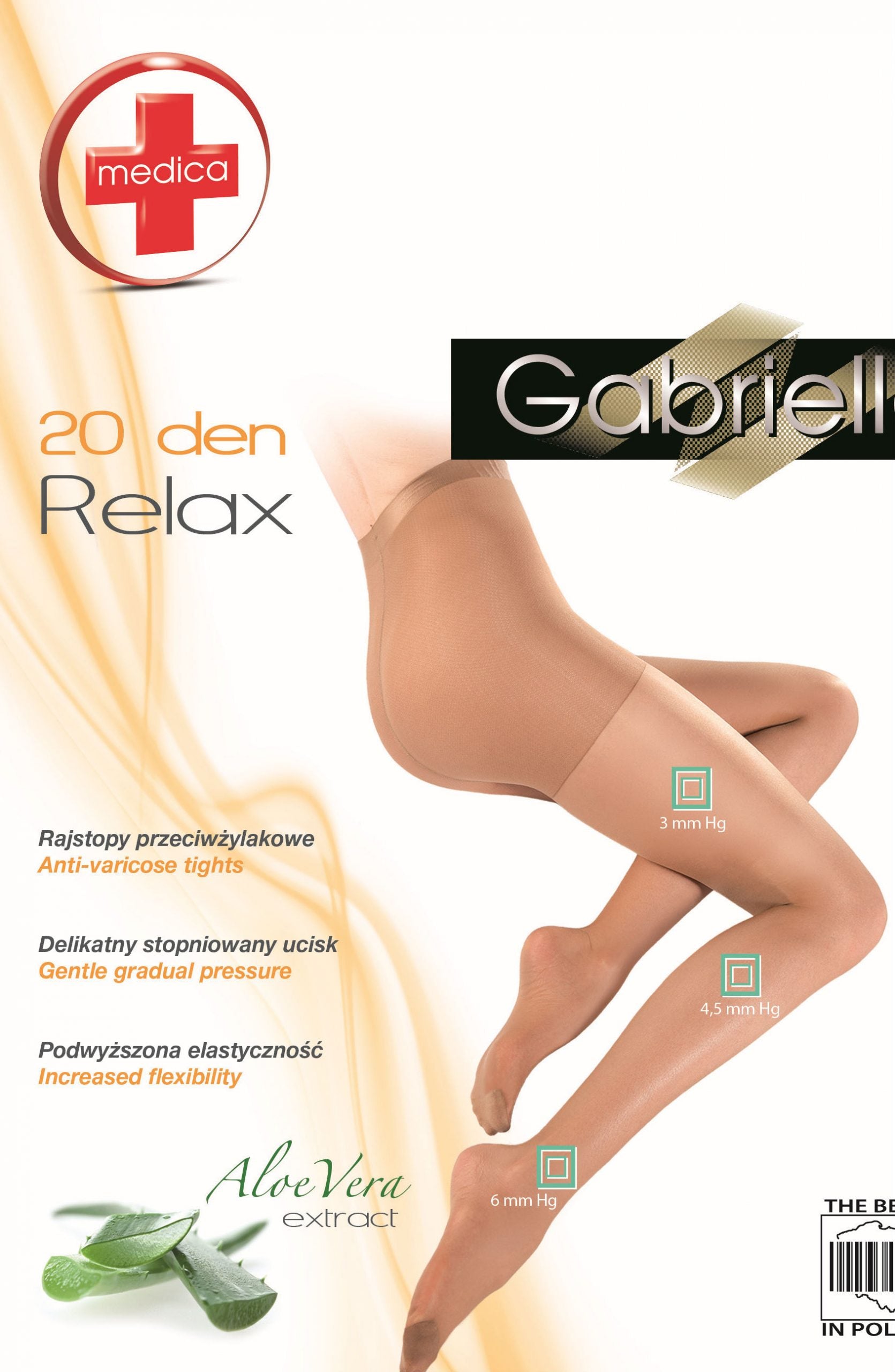 Gabriella Classic Medica Relax 110 Tights Beige