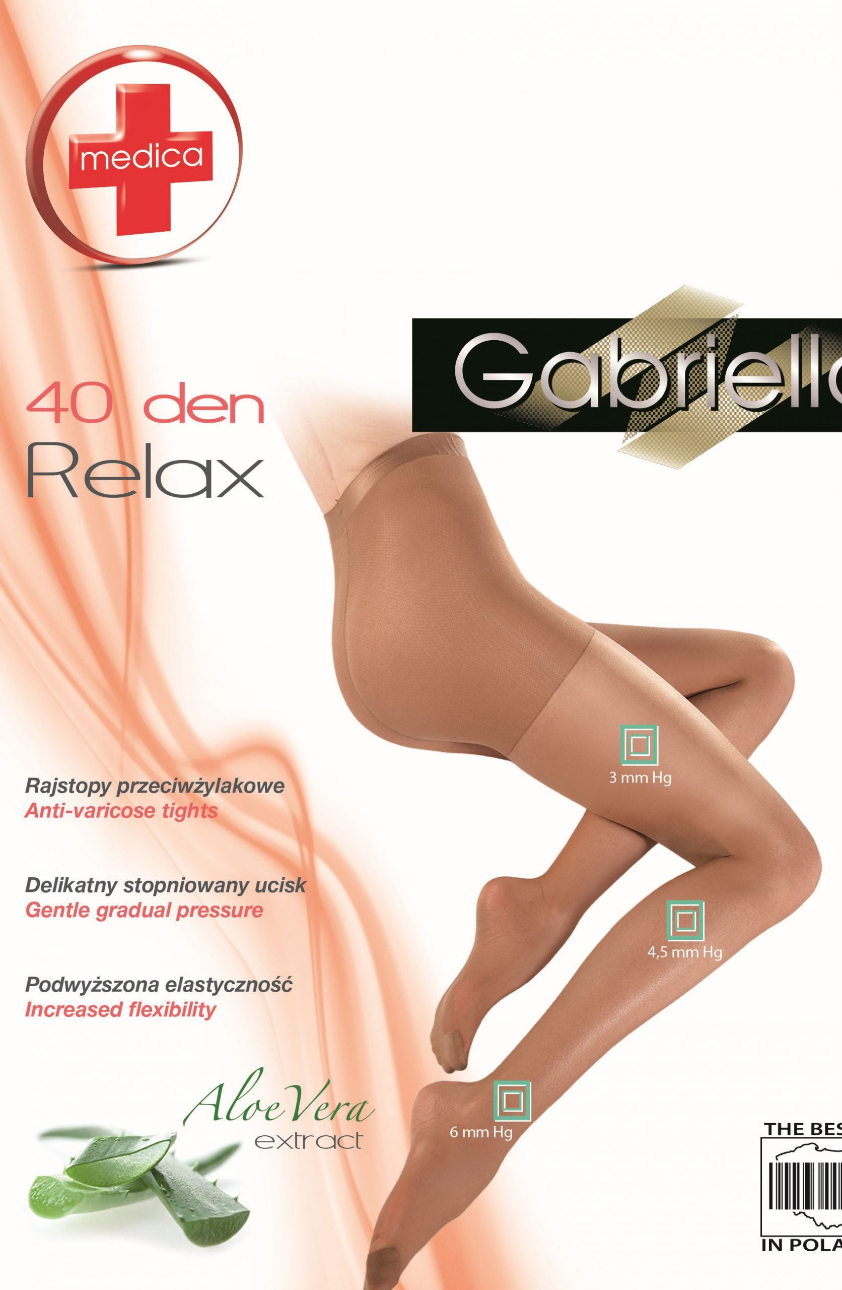 Gabriella Classic Medica Relax 111 Tights Gazela Beige