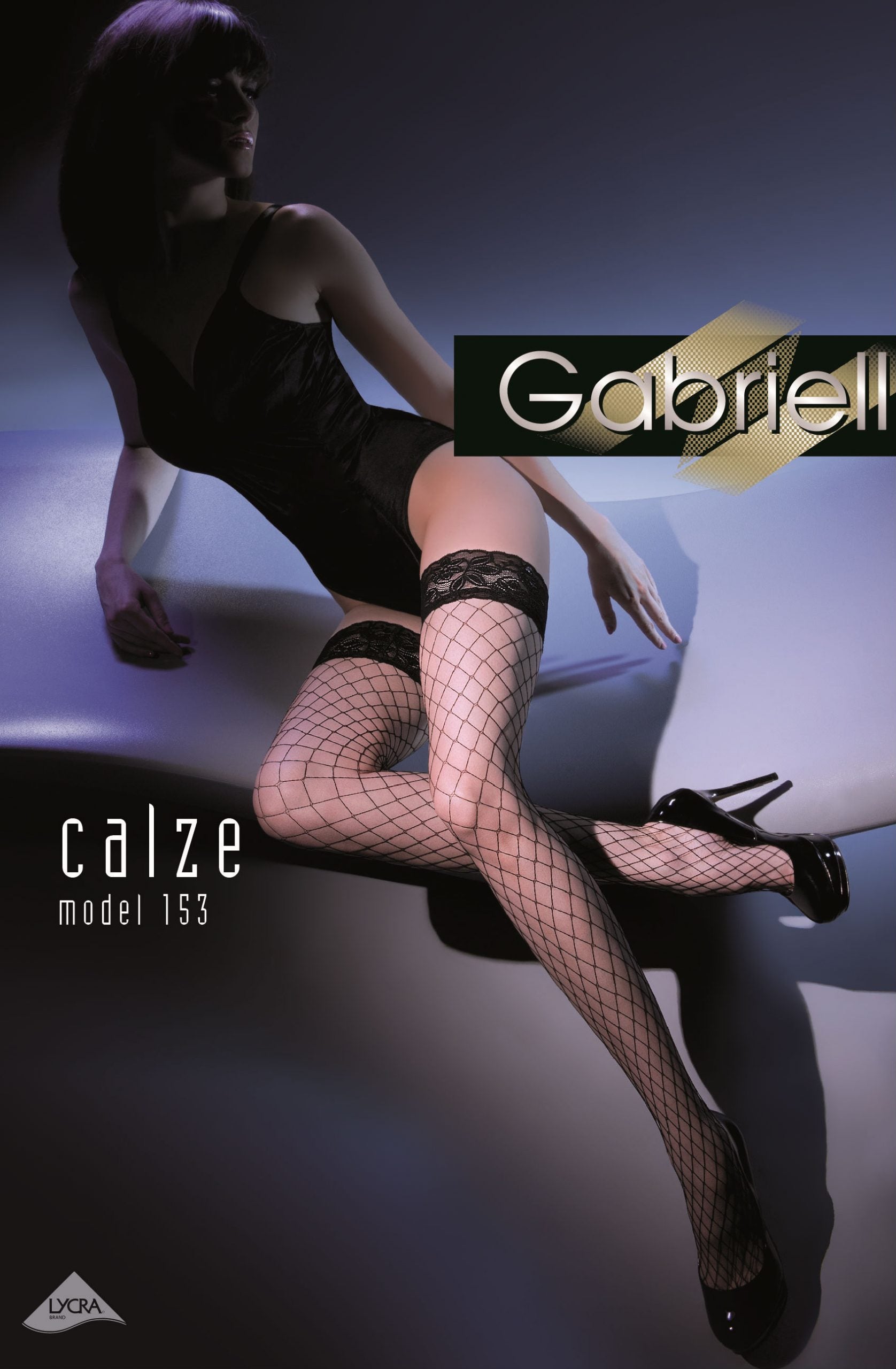 Gabriella Kabaretta Calze 153-222 Hold Ups Black